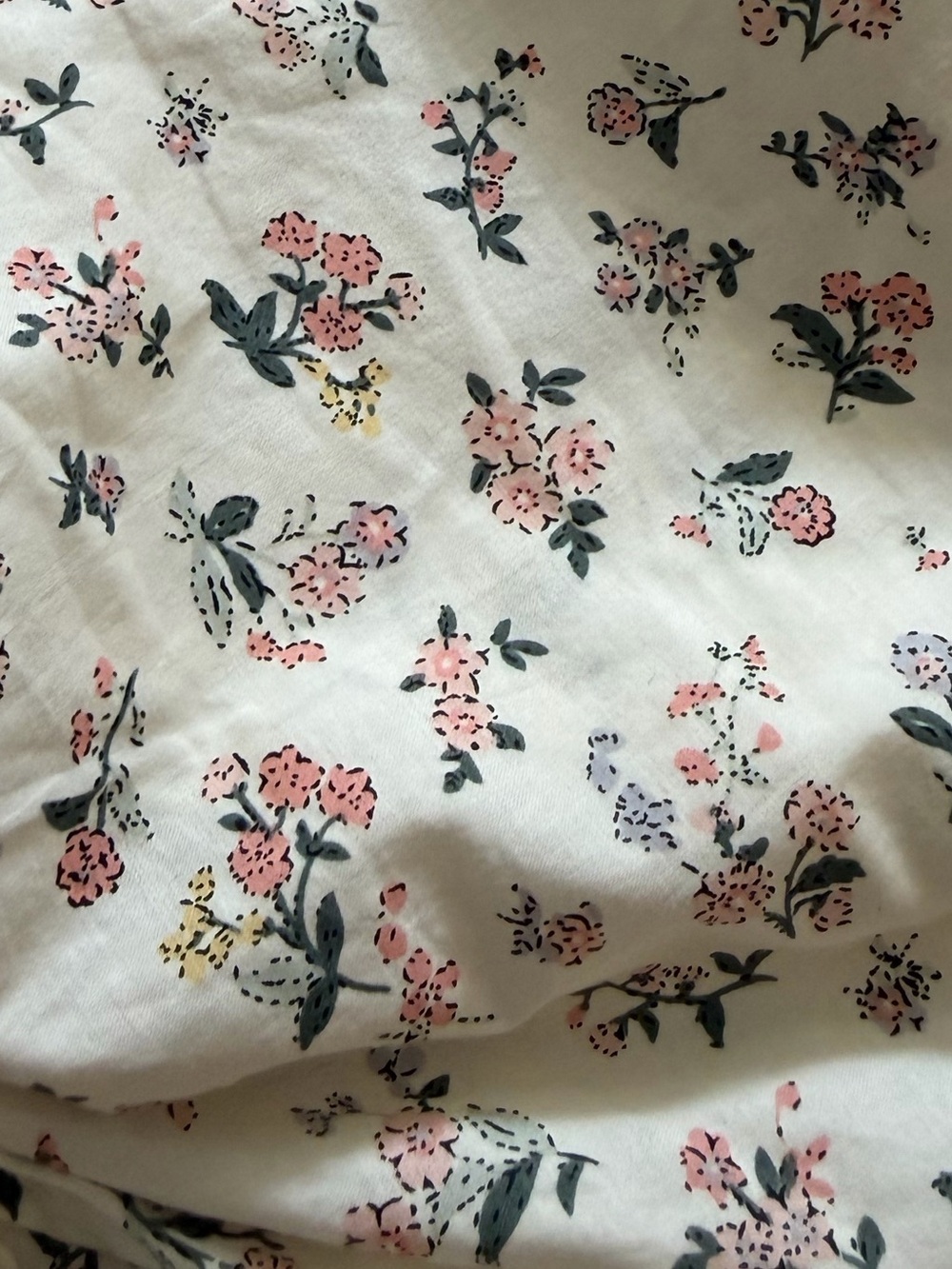 Lucca smocked floral crop puff sleeve top - Picture 4 of 7